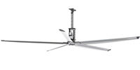 16 Ft. Altra Air Sailfin (HVLS) High Volume Low Speed Industrial Ceiling Fans (1-1/2 Hp, 230/460V, 3 Ph, 127,033 CFM, Var. Speed)
